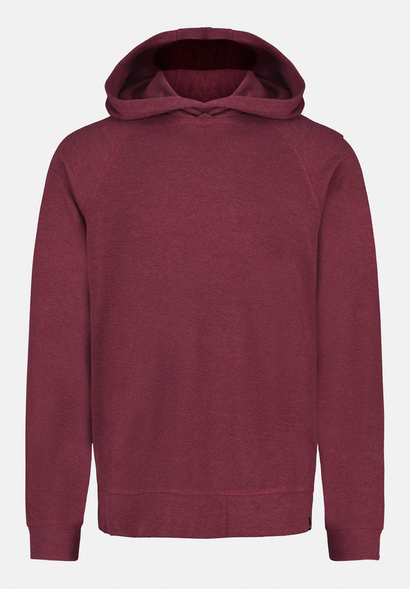 Kimber Men's Relaxed Hooded Sweatshirt color MAROON BANNER