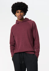 Kimber Men's Relaxed Hooded Sweatshirt color MAROON BANNER