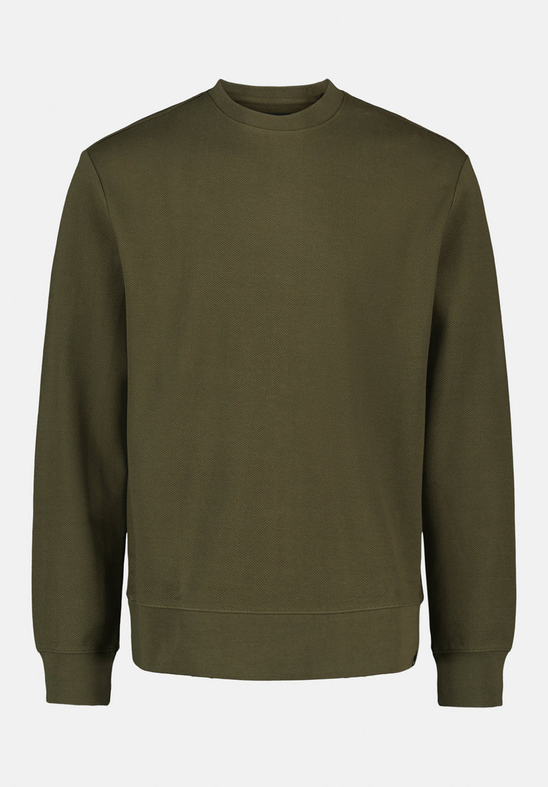 Kaya Men's Relaxed Crewneck Sweatshirt color FERN