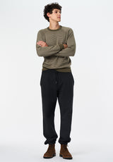 Watford Men's Crew Neck Sweater color FERN