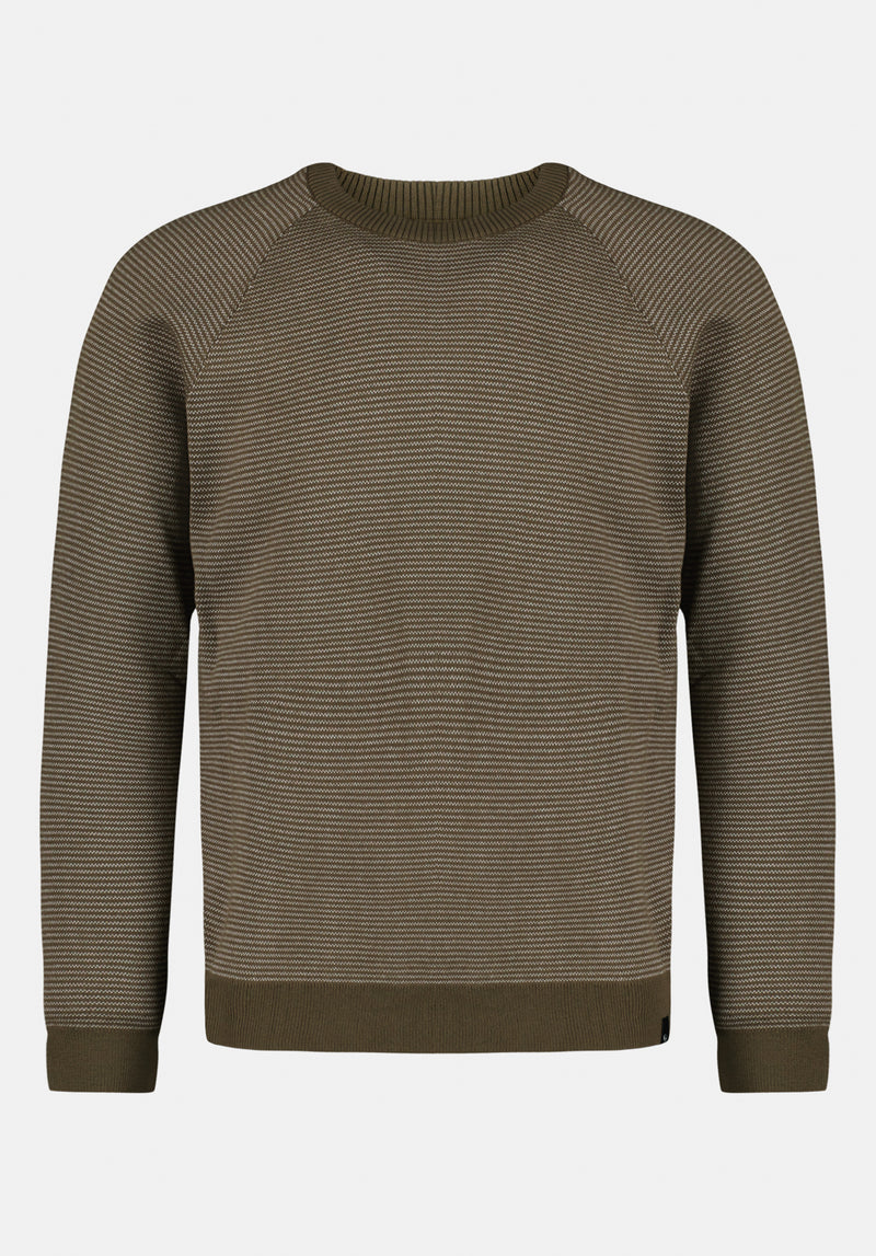 Watford Men's Crew Neck Sweater color FERN