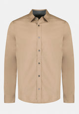 Sagrani Men's Long-Sleeve Shirt color DUNE