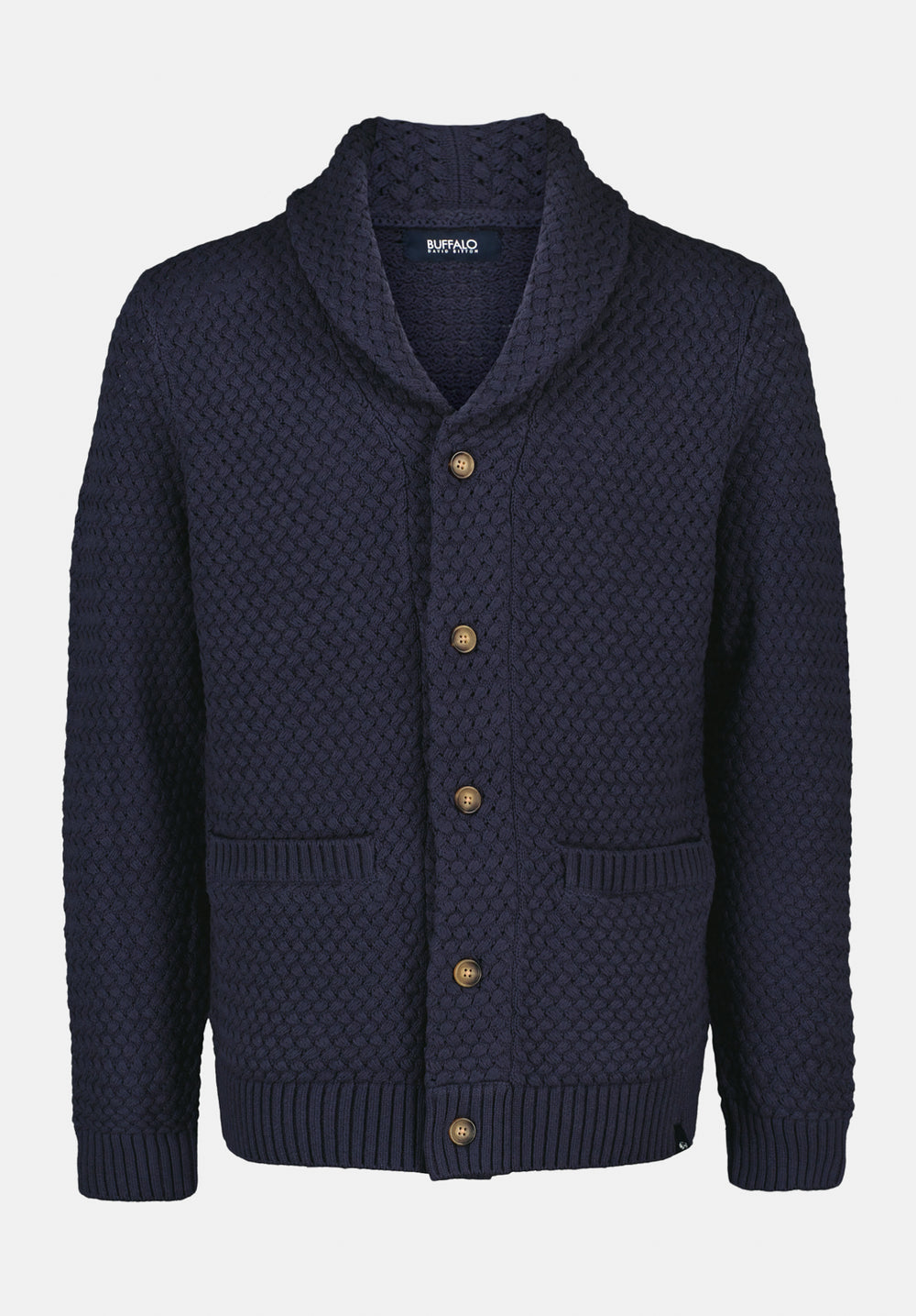 Wendell Men's Textured Shawl Collar Cardigan, Whale – Buffalo Jeans CA