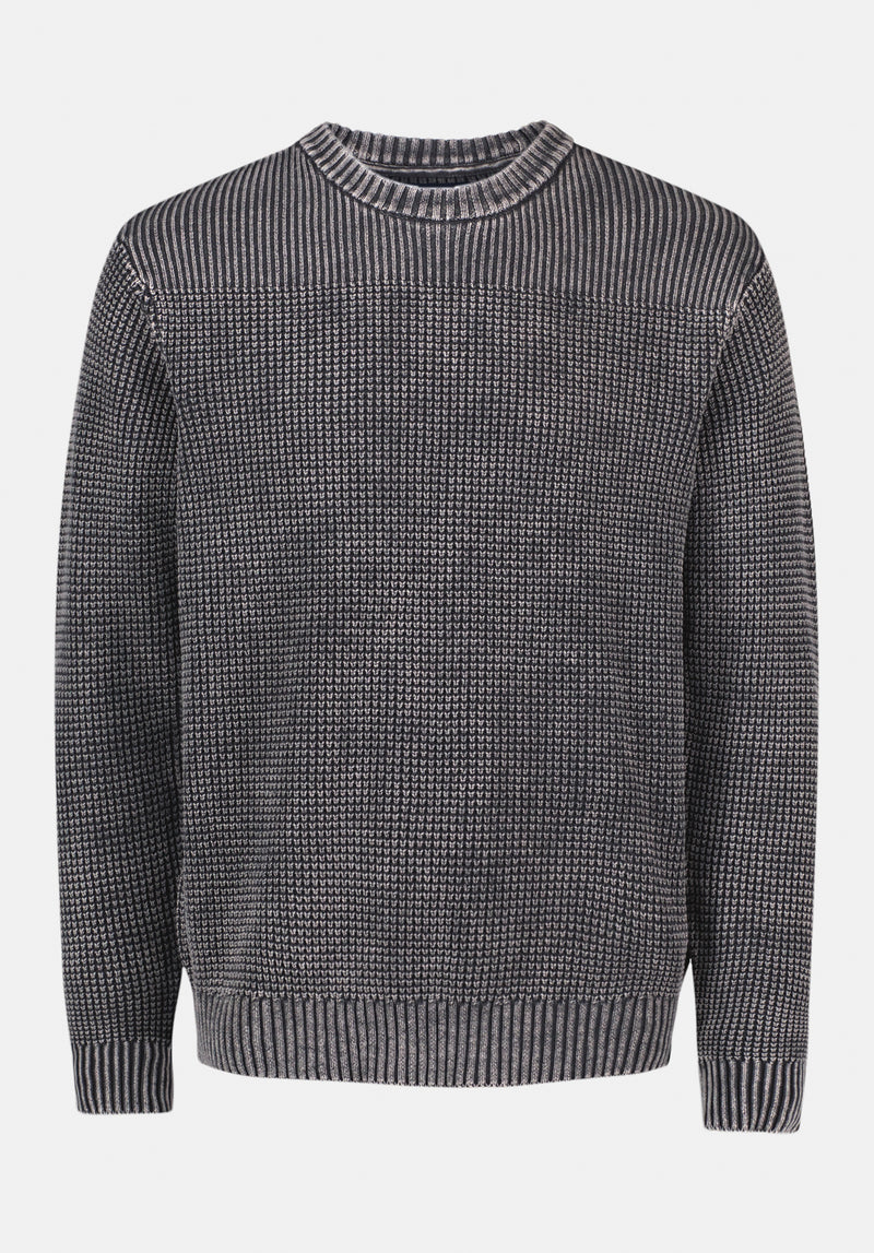 Washy Men's Textured Knit Crewneck Sweater, Black – Buffalo Jeans CA