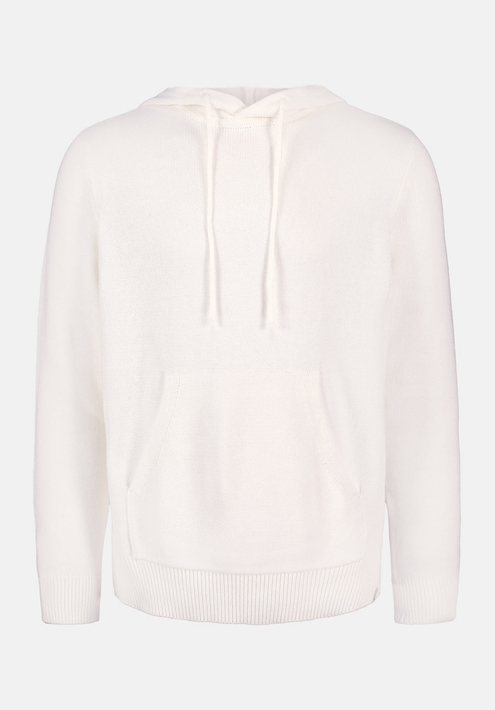 Wilbur Men's Knit Hoodie with Kangaroo Pocket, MILK – Buffalo Jeans CA