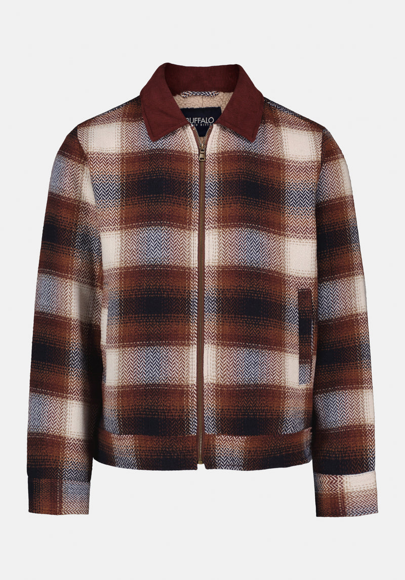 Julio Men's Boxy Plaid Jacket, TAN – Buffalo Jeans CA