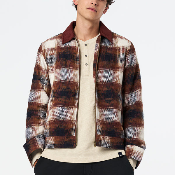 ジャケット・アウター TENDERLOIN FLANNEL CHECK COAT Julio Men's Boxy Plaid Jacket, TAN – Buffalo Jeans CA