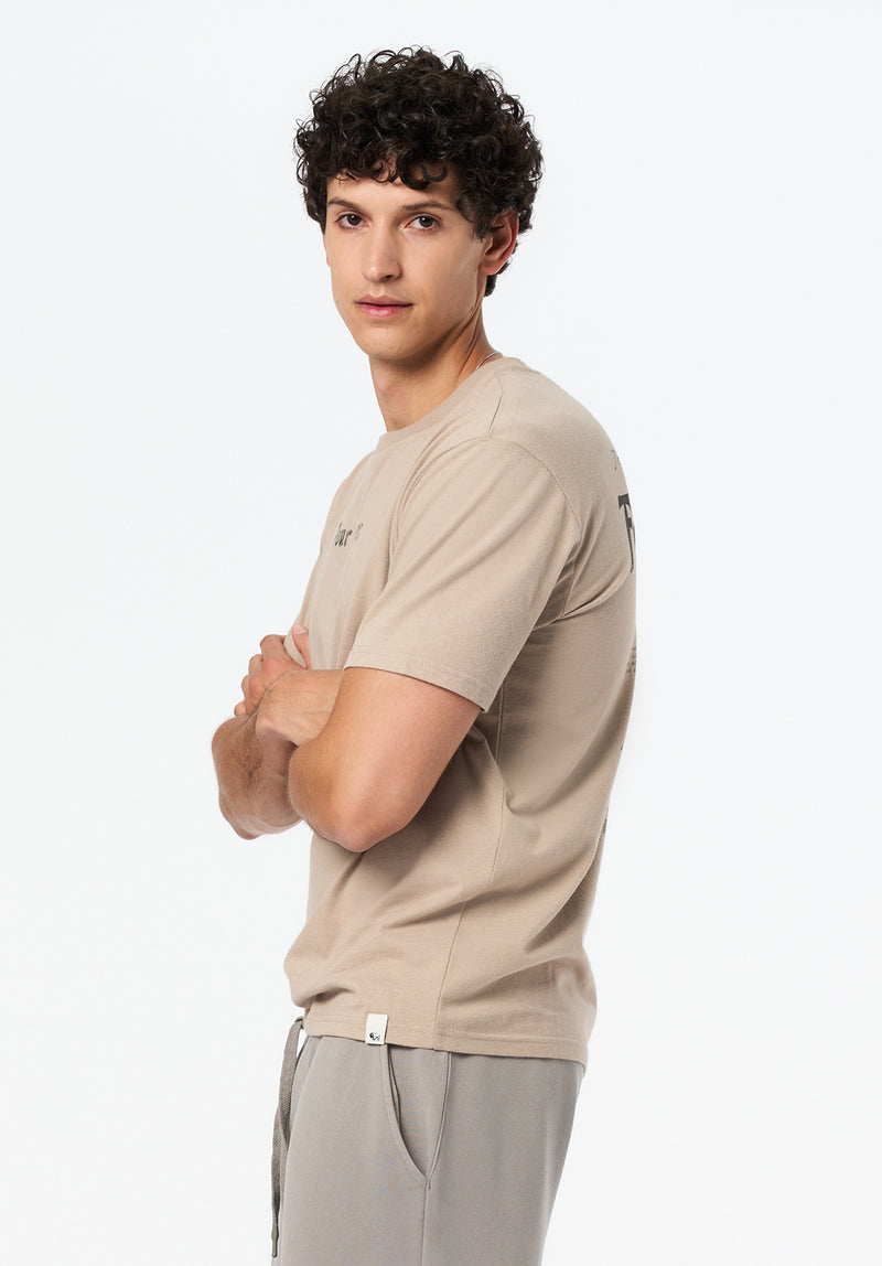 Thayer Men's Graphic T-Shirt with Old Fashioned Cocktail Print color TUFFET