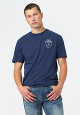 Tiernan Men's Graphic T-Shirt with Beer and Fishing Print color WHALE