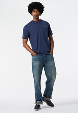 Tarek Men's Graphic T-Shirt with Smoke Snow Print color WHALE