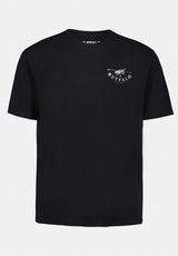 Talan Men's Graphic T-Shirt with Badlands Print color BLACK