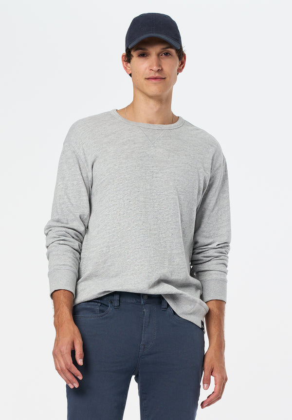 Kalder Men's Long-Sleeve Relaxed Top color HEATHER GREY