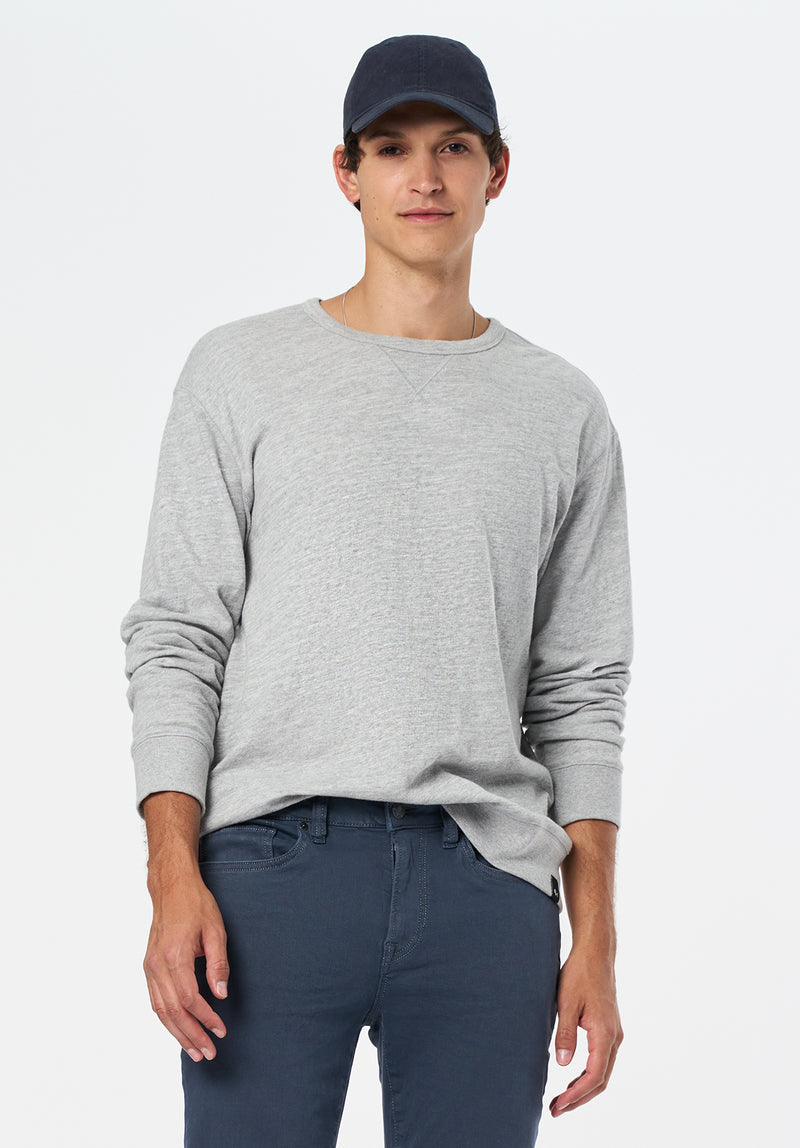 Kalder Men's Long-Sleeve Relaxed Top color HEATHER GREY