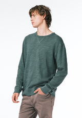 Kalder Men's Long-Sleeve Relaxed Top color DARK FOREST