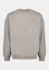 Famke Men's Relaxed Crewneck Sweatshirt color DRIFTWOOD