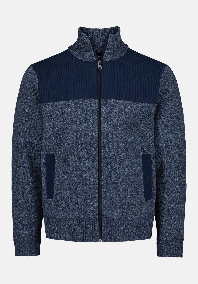 Wando Men's Full-Zip Knit Jacket, Whale – Buffalo Jeans CA
