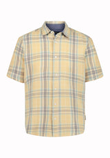 Buffalo David Bitton Sulian Men’s Short Sleeve Plaid Shirt COLOR Boulder 