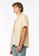 Buffalo David Bitton Soriel Men’s Short Sleeve Shirt COLOR Anise Flower 