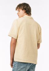 Buffalo David Bitton Soriel Men’s Short Sleeve Shirt COLOR Anise Flower 