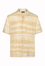 Buffalo David Bitton Sandro Men’s Printed Short Sleeve Camp Shirt COLOR Boulder 