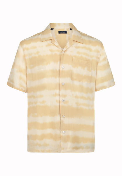 Buffalo David Bitton Sandro Men’s Printed Short Sleeve Camp Shirt COLOR Boulder 