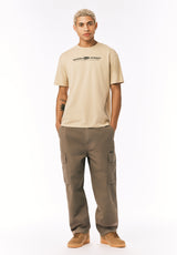 Buffalo David Bitton Tazul Men’s Vintage Racing Graphic Tee COLOR Boulder 