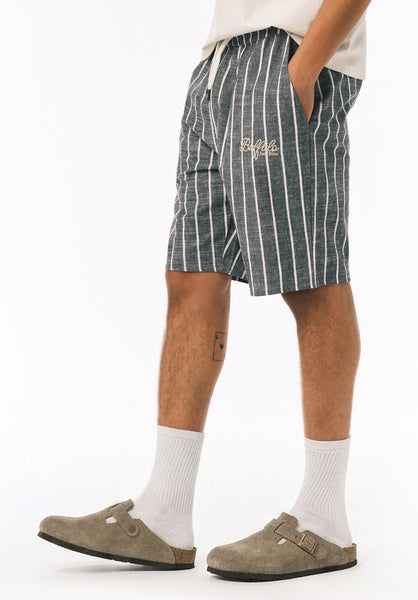 Buffalo David Bitton Hunter Men’s Striped Pull-On Shorts COLOR Whale