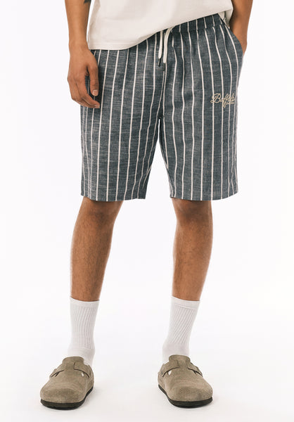 Buffalo David Bitton Hunter Men’s Striped Pull-On Shorts COLOR Whale