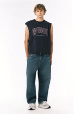 Buffalo David Bitton Kurt Men’s Cropped Graphic Tank COLOR Whale 