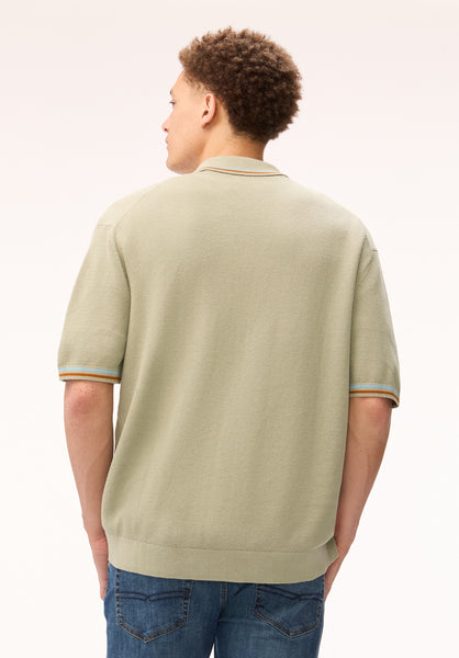 Buffalo David Bitton Wilra Men's Textured Short Sleeve Sweater Shirt, Sage Green 