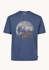 Buffalo David Bitton Tyric Men's Vintage Buffalo Stamp Graphic Tee, Whale 