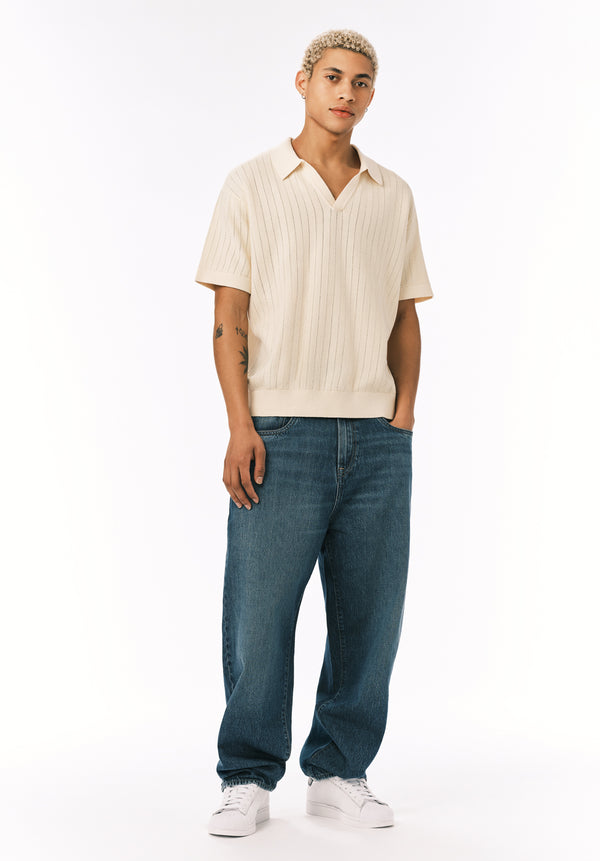 トップス polo flexwitme Wotex Men's Short Sleeve Sweater Polo, Buttercream – Buffalo Jeans CA
