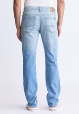 Buffalo David Bitton Straight Six Men's Crinkled and Sanded Jeans color INDIGO