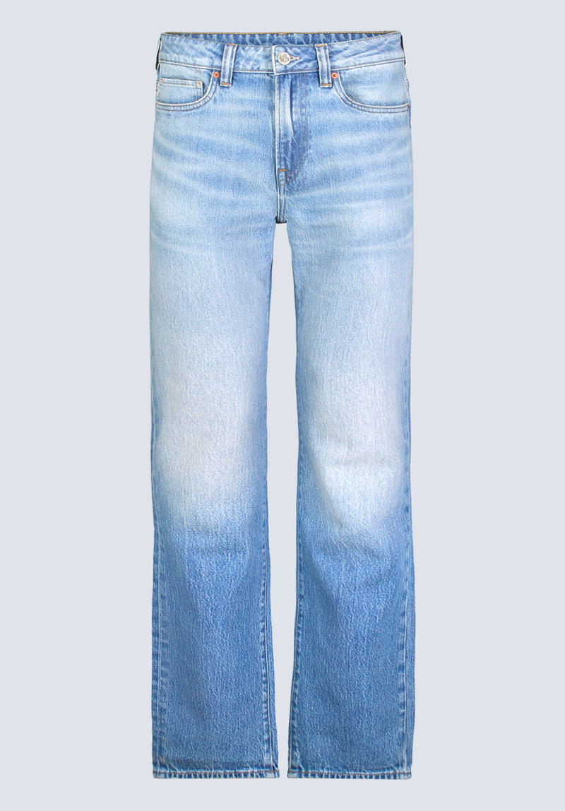 Buffalo David Bitton Straight Six Men's Crinkled and Sanded Jeans color INDIGO