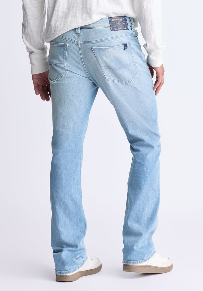 Buffalo David Bitton Relaxed Boot Game Men's Vintage Feel Jeans color INDIGO
