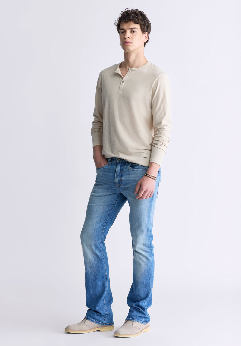 Buffalo David Bitton Slim Bootcut King Men's Jeans color INDIGO
