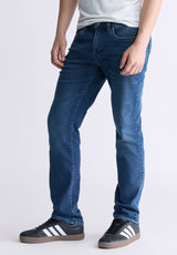 Buffalo David Bitton Straight Six Men's Freedom Flex Jeans color INDIGO