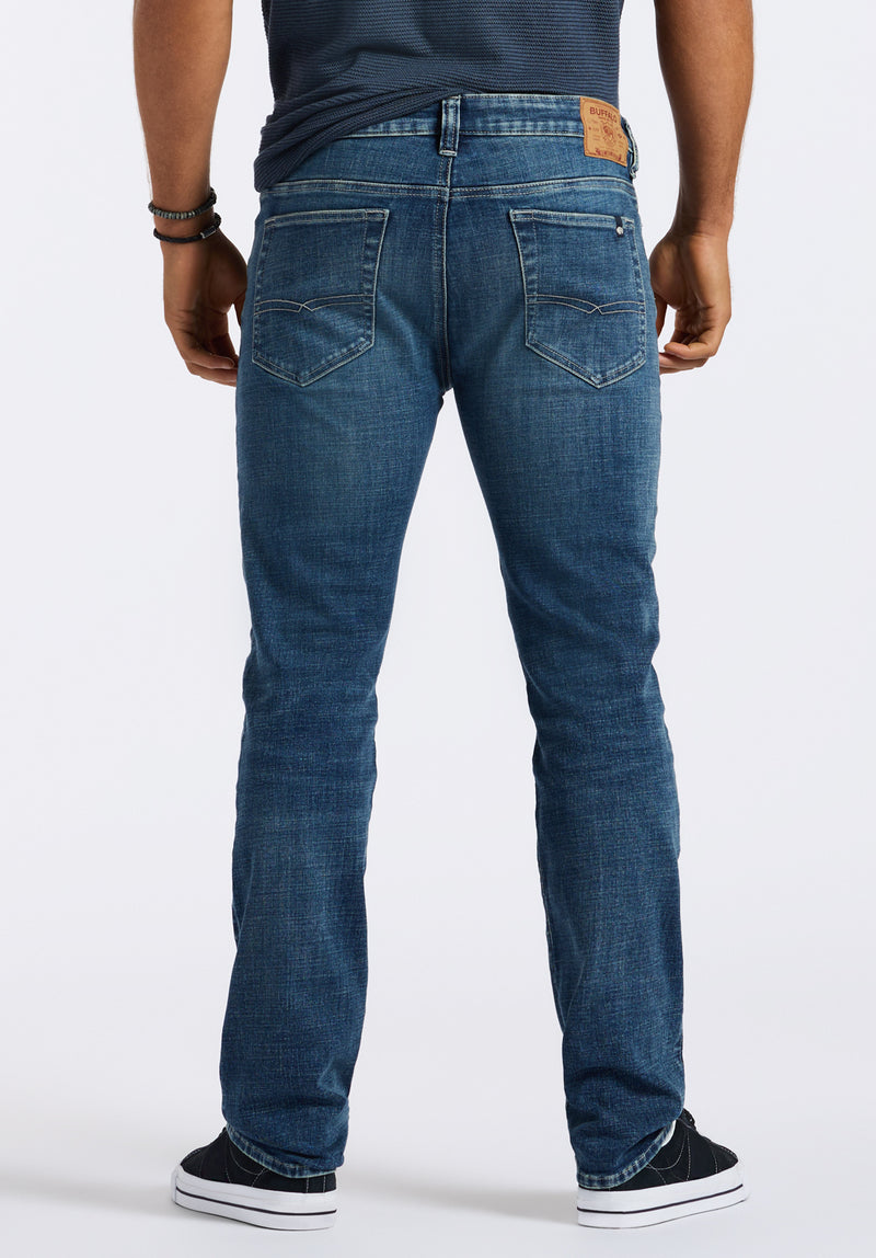 Buffalo David Bitton Relaxed Straight Driven Men's Jeans color INDIGO