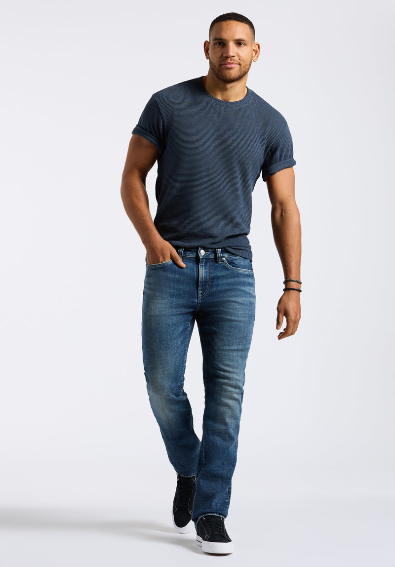 Buffalo David Bitton Relaxed Straight Driven Men's Jeans color INDIGO