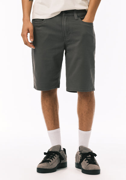 Buffalo David Bitton Relaxed Straight Dean Men's Freedom Flex Shorts COLOR Graphite 