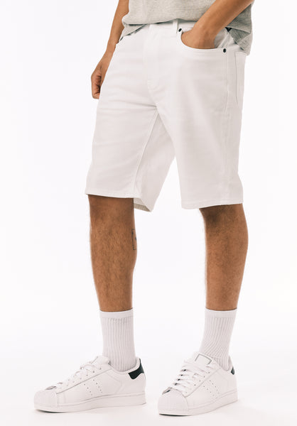 Relaxed Straight Dean Men's Freedom Flex Shorts, White - BM26067