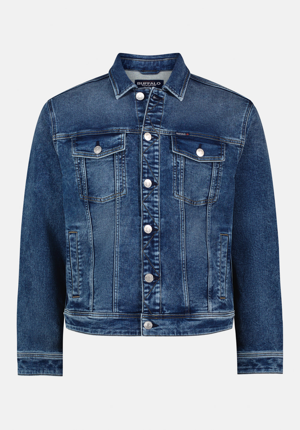 Joe Men's Denim Jacket, Sanded and Vintage Blue – Buffalo Jeans CA