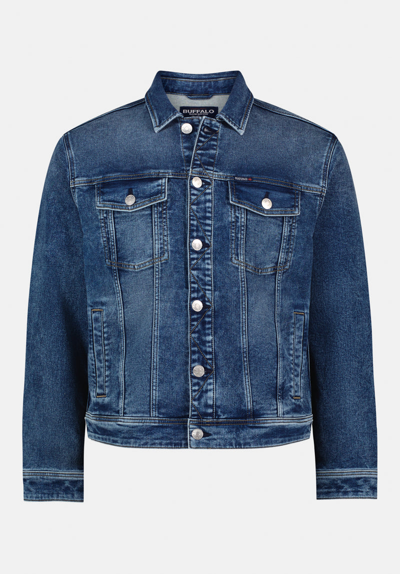 Joe Men's Denim Jacket, Sanded and Vintage Blue – Buffalo Jeans CA