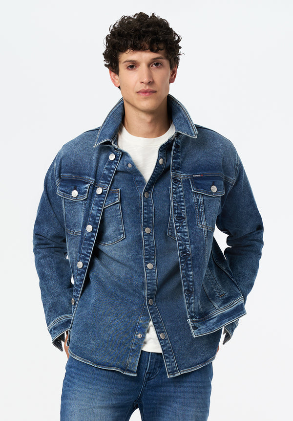 Joe Men's Denim Jacket color INDIGO