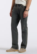 Buffalo David Bitton Relaxed Straight Driven Men's Jeans color INDIGO