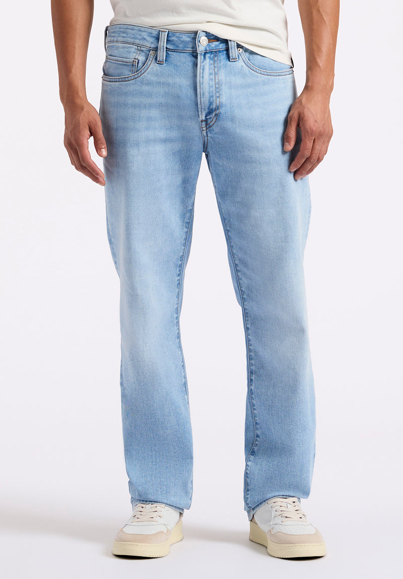 Buffalo David Bitton Relaxed Straight Driven Men's Jeans color INDIGO