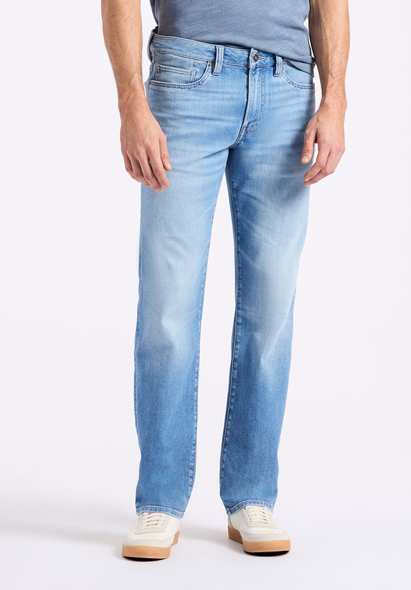 Buffalo David Bitton Relaxed Straight Driven Men's Jeans color INDIGO