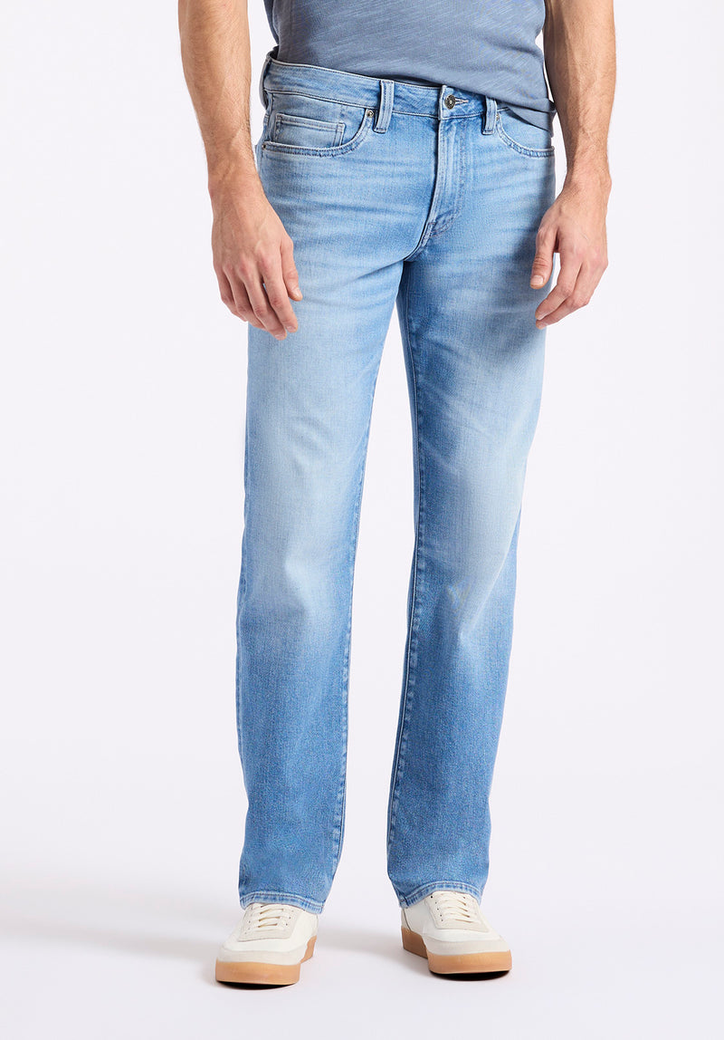Buffalo David Bitton Relaxed Straight Driven Men's Jeans color INDIGO