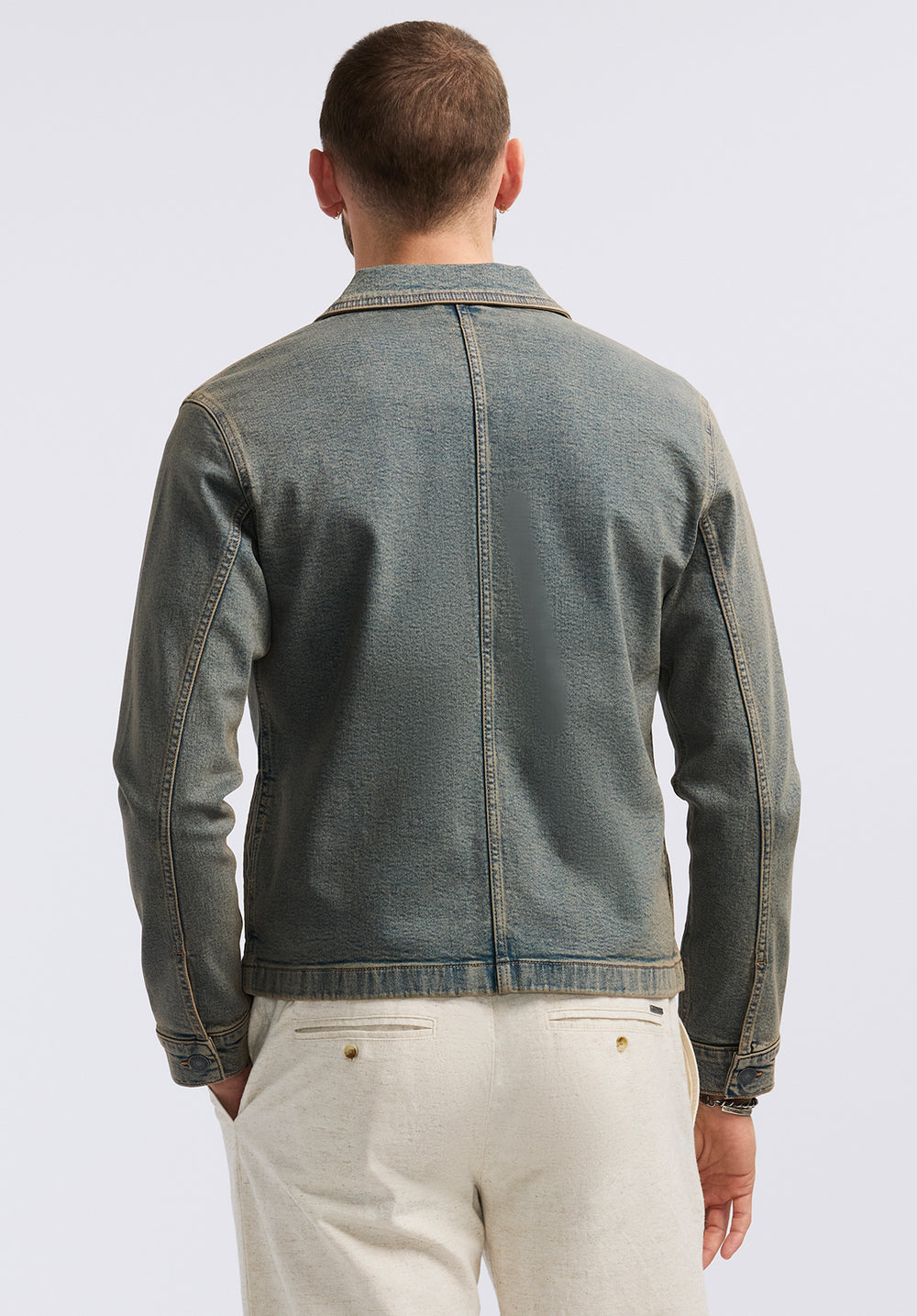 Jett Men's Zip-Up Denim Jacket, Indigo – Buffalo Jeans CA