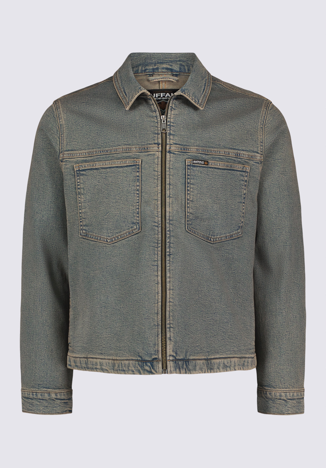 Jett Men's Zip-Up Denim Jacket, Indigo – Buffalo Jeans CA